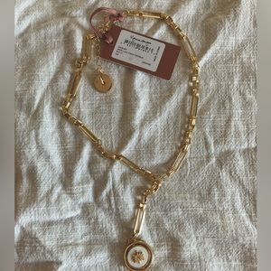 Mignonne Gavigan Luna necklace with sun and stars NWT